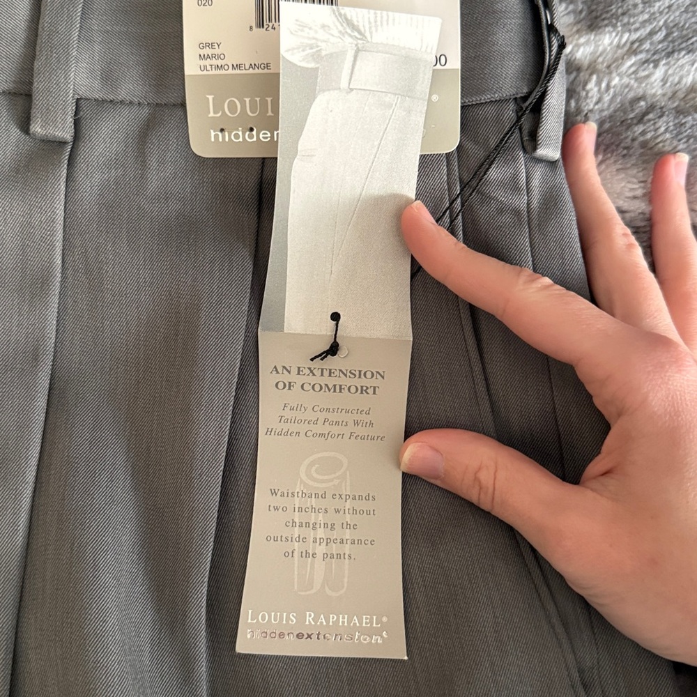 Louis Raphael Silver Dress Pants - Picture 5 of 6